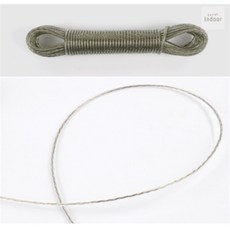 와이어 빨래줄 10M/20M 일상을 디자인하다 (디자인인도어) 다용도빨래줄, 10M, 1개