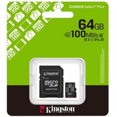 Kingston Canvas Select Plus microSD KTCS3 記憶卡 64GB 代理商公司貨, 1個