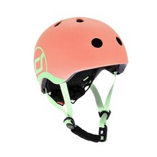奧地利 Scoot & Ride 安全帽 戶外運動 滑步車 腳踏車 兒童安全帽 頭盔 護具, 安全帽-蜜桃粉 / 4135, 1個