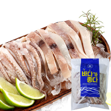 냉동 국내산 오징어채 절단 손질 볶음용 오징어 슬라이스, 1개, 1kg