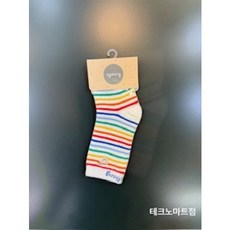 [아가방 가을] 나라무지개중말 아가양말 돌 어린이집생일 선물 미끄럼방지 편안한 컬러풀한
