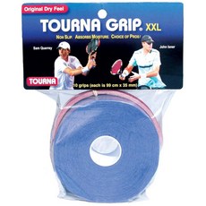 Tourna Grip XXL Dry Feel 테니스 오리지널 팩 스포츠 용품 블루, 10팩