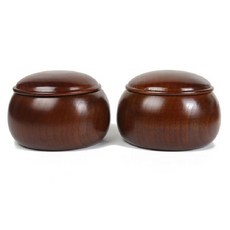 원목 바둑통 바둑알통 바둑알 타입 대추나무 고급 어르신 바둑용품 원형, 1. 라지 일반 느티 항아리 1쌍