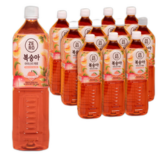대용량 제로 아이스티 복숭아, 1개, 1.5L