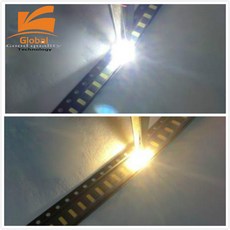 100pc SMD 3014 LED 0.1W 10-12LM 6000-6500K 백색 3014 SMD LED 구슬 3014 다이오드 CW 전자 부품 액세서리 소스