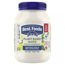 Best Foods 植物性美乃滋抹醬&沙拉醬, 1個, 887ml