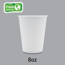 8온스 종이컵 커피컵 무지 1000개 (290ml/뚜껑별도), 1개
