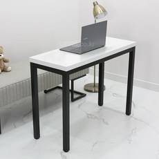 폭좁은 테이블 책상 1000 400 일자형 1인용 노트북 책상 10분조립 CT40100b, 03. 오크