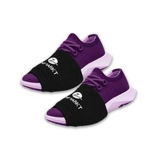 Zenmarkt 댄스 신발 양말 - 매끄러운 바닥에서 자유롭고 안전하게 비틀기 - 모든 댄서를 위한 이상적인 댄스 슈즈 커버 액세서리 - 댄스용 그립 양말로 턴 동작 향상 (블