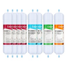 아쿠아 정수기필터 (11인치/양방향/1년세트), 1세트