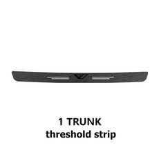벨파이어 야리스 아이고 차량용 도어 스커프 스트립 문턱 보호 커버 스티커, 기본, 5. trunk-1PCS