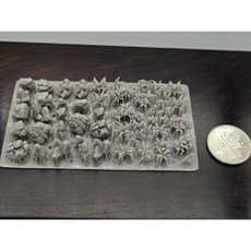 1/35 1/24 장면 액세서리 자갈 및 잔디 포기 파이프라인 효과 부품 3D 송진 판타지, Gravel and Grass, 1개