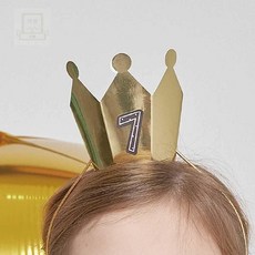 스토어-이유 생일파티장식 로얄 골드 왕관 파티 고깔모자