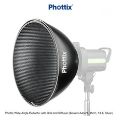 三重 大人氣 Phottix 廣角反光罩 反射罩 wide 保榮 Borwen卡口 附蜂巢 白色柔光布 收納袋, 1個