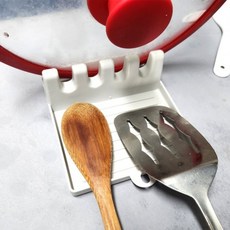 블랙카우 주방 조리도구 거치대 냄비 뚜껑 받침 받침대, 그레이