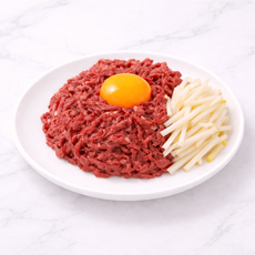 국내산 소고기 육회 150g 소스포함 우둔살 생고기 비빔밥 뭉티기 신선한, 150g (소스포함), 1