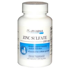 플러스파마 아연 설페이트 220mg 100정, 1개