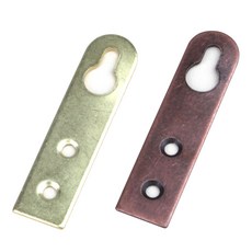 액자고리 일자경고리 대 액자걸이부속, 브론즈, 1개