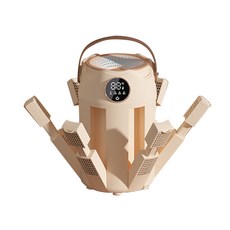 六臂恆溫烘鞋器，多功能鞋子烘乾機，定時除臭殺菌護鞋，恆溫烘乾不傷鞋, 【卡其米】110V H1六臂烘鞋機, H1