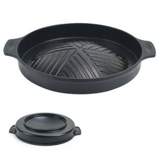NW 1인용 그릴팬 고기 캠핑 혼밥 바베큐, 1개, 166mm, 알루미늄