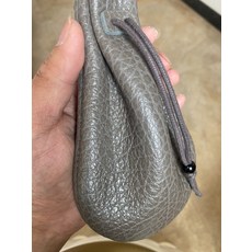 野牛紋牛皮文玩袋 軟牛皮束口收納袋