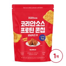 발보아 저당 코리안소스 프로틴 콘칩 양념치킨맛, 1개, 40g