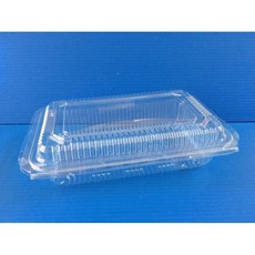 昀誠紙品 透明餐盒 外帶餐盒 一次性餐盒 食品級塑料, 1個, 1H