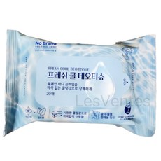 노브랜드 프레쉬 쿨 데오티슈 20매, 1개, 73g