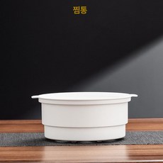 머스코 유리냄비 대형 특대 뚜껑 찜기 전기 가열 찻잔세척용, 1개, 찜기 바구니, 1L