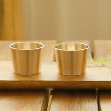 [무료각인] 놋향 방짜유기 예쁜 소주잔 세트 모음 3종, 모던 소주잔(단품), 1개, 은은한 금빛