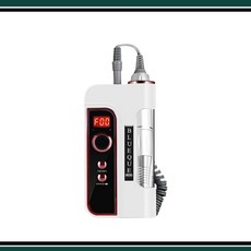 BLUEQUE 美甲電動打磨機 充電式迷你 3500轉速 10小時續航, 1個, 白色