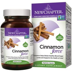NEWCHAPTER 肉桂素食膠囊, 1個, 60 件