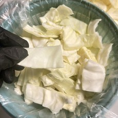 제주 썰은 양배추 사각 채썬양배추 제주양배추 제주도양배추 생 양배추 생채 속편한음식 반찬거리, 1개, 2kg