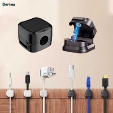 데로나 마그네틱 케이블 전선정리 홀더 6개입