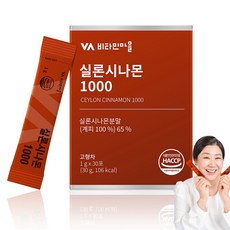 비타민마을 실론 시나몬 1000 고형차, 30개입, 1개