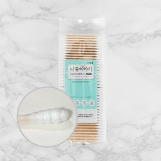 고급회오리면봉 (4p) 회오리형 고급순면 우드스틱, 400개입, 1개