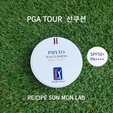 썬쿠션 여행 썬스프레이 선물 골프 자외선크림 무기자차 용품 PGA 선쿠션 선팩트 필수품, 1g, 1개