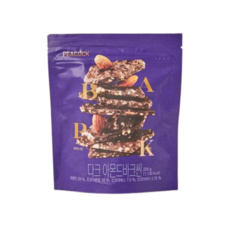 피코크 다크 아몬드 바크씬 수량, 200g, 1개