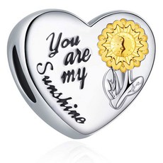 판도라 팔찌와 목걸이에 어울리는 해바라기 당신은 선물 여성용 햇살 나의