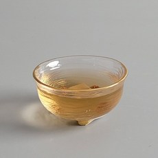 유리찻잔 골드 세발 다기잔 40ml (70001AB), 본상품