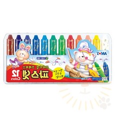 단디 파스넷 크레파스 12색 어르신색칠놀이