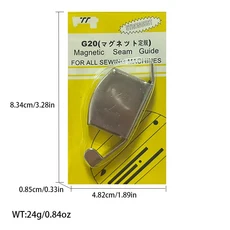 가장 저렴한 실버 자석 마그네틱 가이드 프레스 솔기 게이지 재봉틀 노루발 부품, 04 G20 big