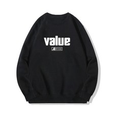 슬림소녀 남녀공용 봄 오버핏 라운드넥 맨투맨 긴팔 티셔츠