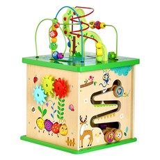 TOOKY 원목 롤러코스터 533 소근육활동 키즈 장난감 얼집 놀이기구 완구, 1개