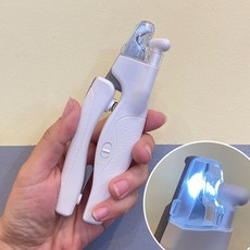 福媽寵物 寵物指甲剪 LED燈防血鉗 USB充電, 1個, 中型犬用