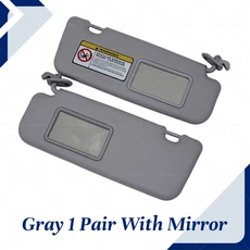 현대 엑센트 베르나 2011 전면 선바이저 패널 운전석 및 조수석 차양판 보드 수리, 08 1 Pair With Mirror