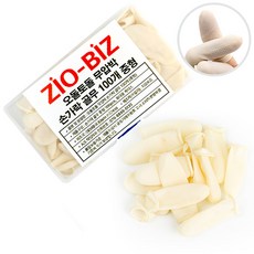 ZioBiz 凹凸無壓迫手指套 中型, 單一顏色, 1個