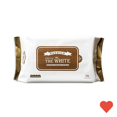 아기물티슈 프리미엄 물티슈 더화이트 70매 리필용, 1개, 70개입