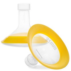 Nenesupply Lansinoh 펌프 부품 및 유축기와 호환되는 28mm 플랜지 가슴 보호대. Lansinoh 플랜지 28mm 가슴 보호대 교체. SignaturePro S, 21mm 타원형