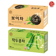 송원 작두콩차 100T +보이차 100T (200T), 60g